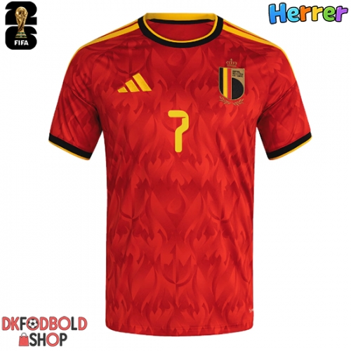 Belgien Kevin De Bruyne #7 Hjemmebanetrøje VM 2026 Kort ærmer